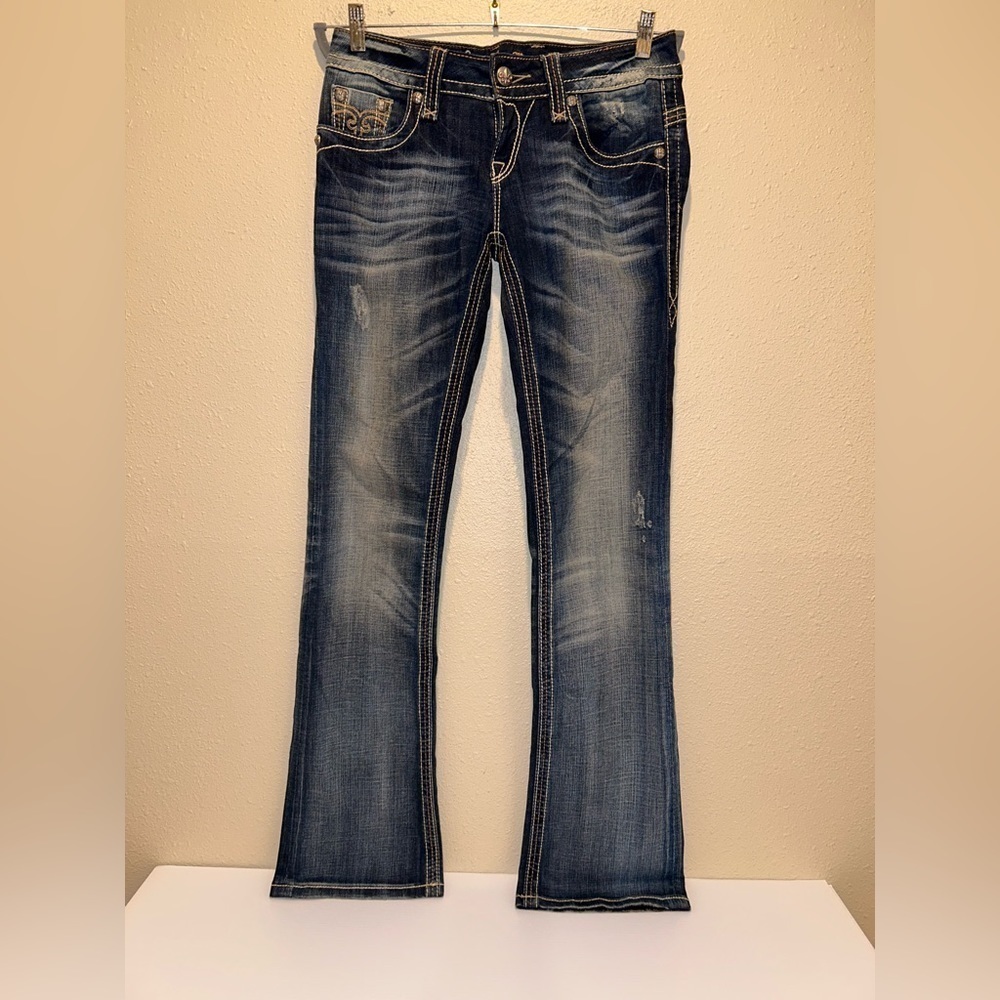 Rock Revival‎ Women’s Christina Boot Flap Pocket Distressed - Size 28